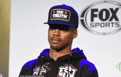 Errol Spence in his own gear