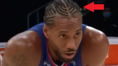 Kawhi Leonard menorah hair