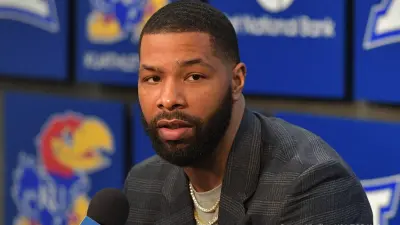 Marcus Morris at a press conference