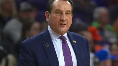 Mike Krzyzewski in a suit