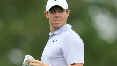 Rory McIlroy on the golf course