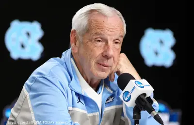 Roy Williams at the podium