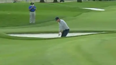 Justin Rose bunker shank