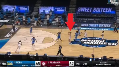 Alex Reese 3-pointer