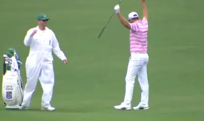 Dustin Johnson Masters shot