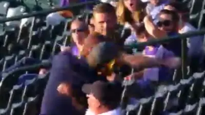 Padres Rockies fight