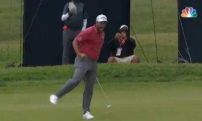 Jon Rahm celebration