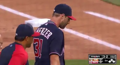 Max Scherzer leaves
