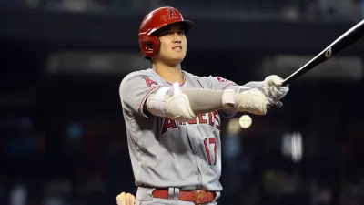 Shohei Ohtani hitting