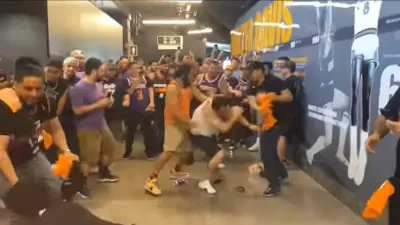 Suns Clippers fan fight