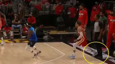 Trae Young ankle