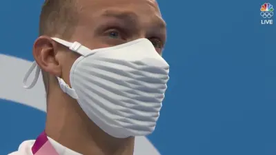Caeleb Dressel national anthem
