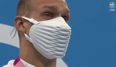 Caeleb Dressel national anthem
