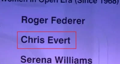 ESPN Chris Evert