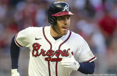 Freddie Freeman in his Braves uniform
