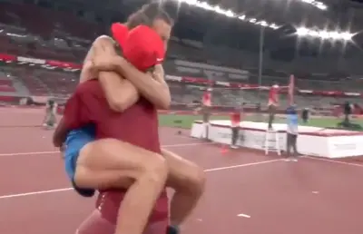 Gianmarco Tamberi Mutaz Barshim