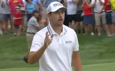 Patrick Cantlay putt