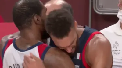 Rudy Gobert crying