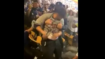 Astros fan headbutted