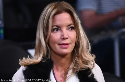 Jeanie Buss smiles