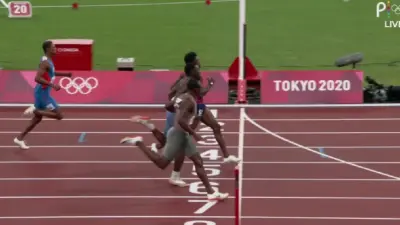 Noah Lyles photo finish