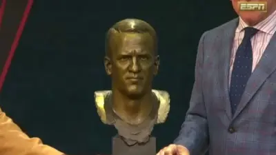 Peyton Manning Hall of Fame bust