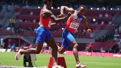 USA baton pass relay