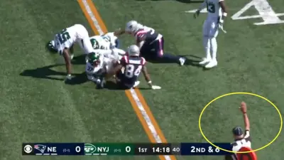 Patriots Jets fumble