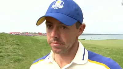 Rory McIlroy crying