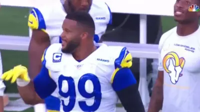 Aaron Donald reaction