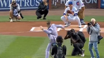 Conor McGregor first pitch