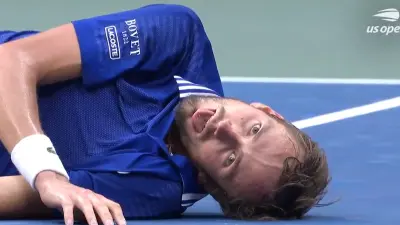 Daniil Medvedev dead fish FIFA celebration