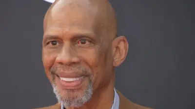 Kareem Abdul-Jabbar smiles