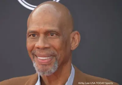 Kareem Abdul-Jabbar smiles