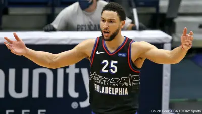 Ben Simmons during a game