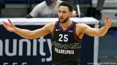 Ben Simmons during a game