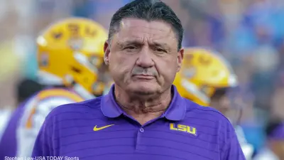 Ed Orgeron during a game