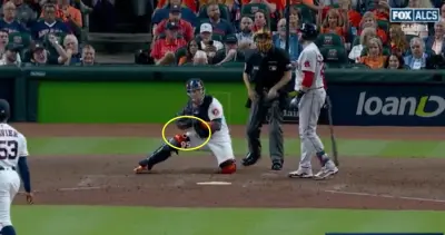 JD Martinez called strike