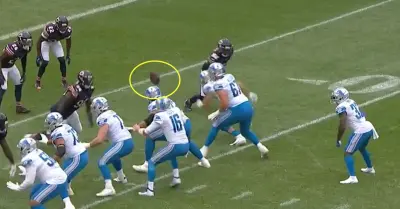 Jared Goff Lions fumble