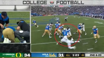 Dorian Thompson-Robinson hit by two players