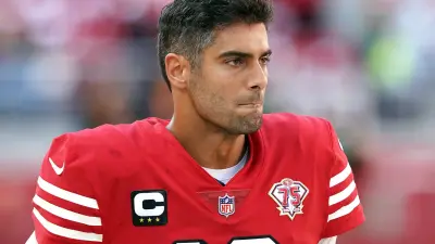 Jimmy Garoppolo in pads