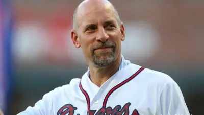 John Smoltz in his Braves uniform