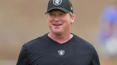 Jon Gruden smiles