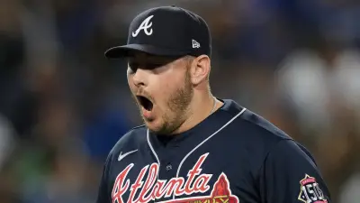 Tyler Matzek celebrating