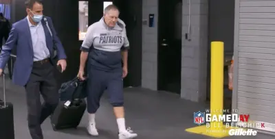 Bill Belichick wears a funny outfit