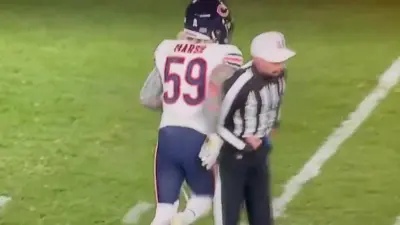 Cassius Marsh bumps Tony Corrente