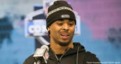 Damon Arnette at the combine