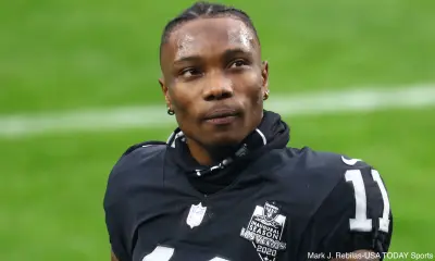 Henry Ruggs during a game