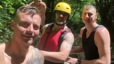 Nikola Jokic and his brothers