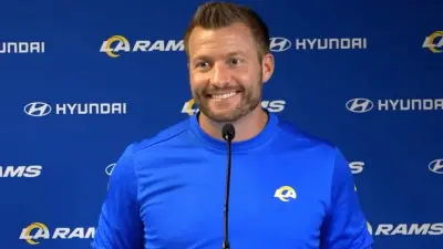 Sean McVay at a press conference
